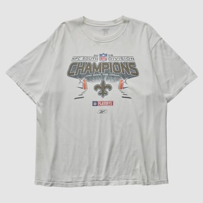 New Orleans Saints Reebok 2006 T-shirt - White - 2XL by Fanatics Real Vintage