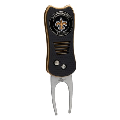 New Orleans Saints Switchblade Divot Tool With Magnetic Ball Marker