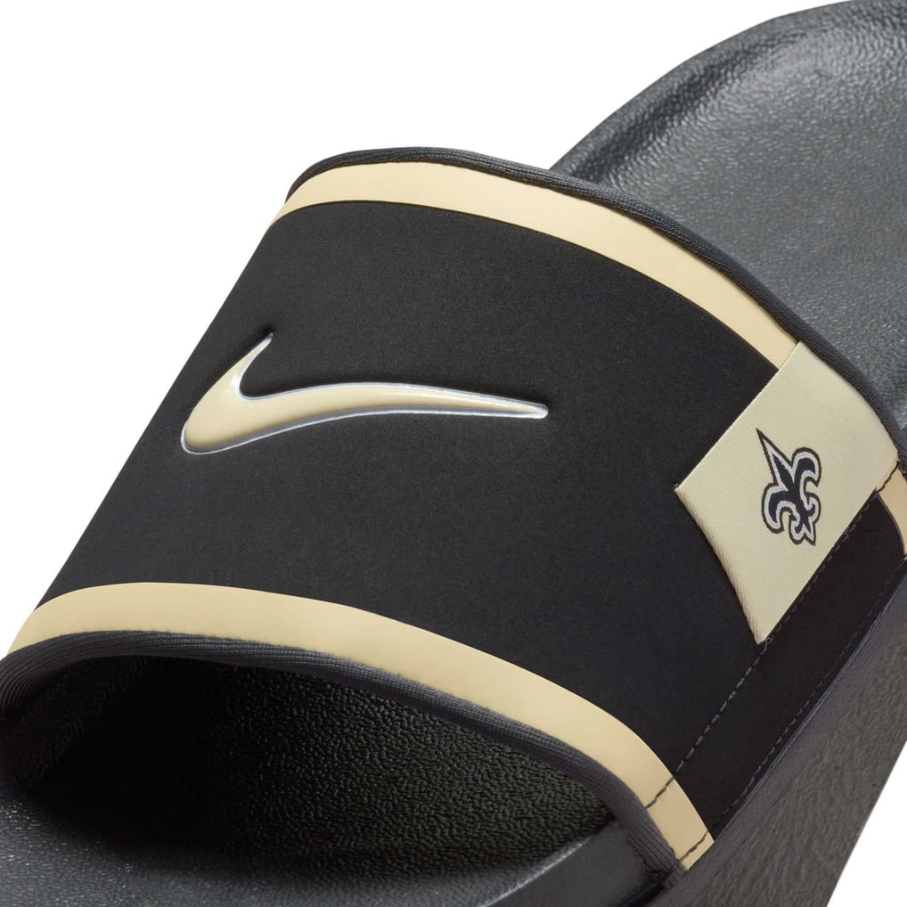 Nike New Orleans Saints 2024 Off-Court Slide Sandals display picture 2