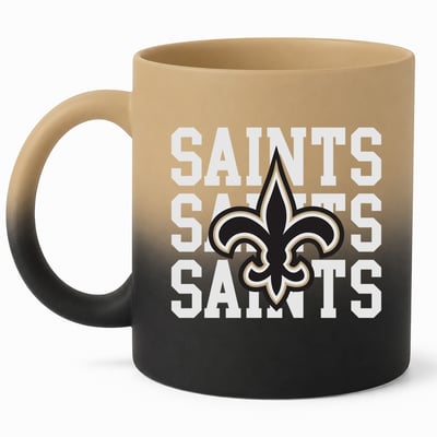 New Orleans Saints Pegasus 16oz. Echo Fade Soft Touch Ceramic Mug