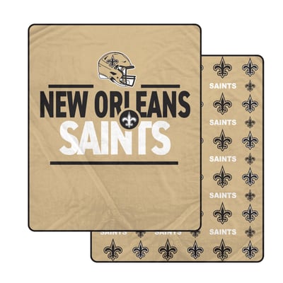 New Orleans Saints Pegasus Campaign Double-Sided 60" x 70" Ultra Cozy Blanket