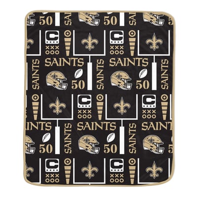 New Orleans Saints Pegasus Team Spirit 60" x 70" Ultra Soft Blanket