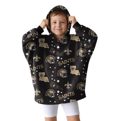 New Orleans Saints Pegasus Victory Pennant Ultra Soft Youth Fan Cape