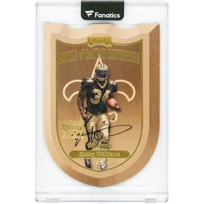 Ricky Williams New Orleans Saints Autographed 1999 Playoff Contenders SSD Rookie Of The Year Contenders #ROYC-7 #22/100 Card 