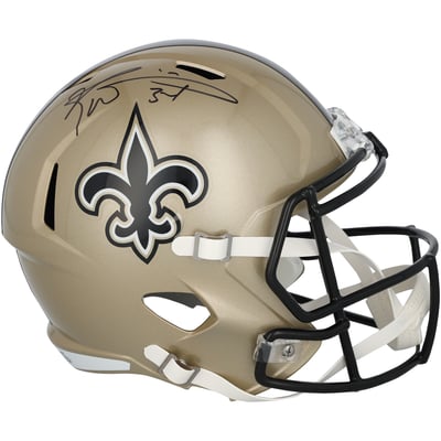 Ricky Williams New Orleans Saints Autographed Fanatics Authentic Riddell Speed Replica Helmet