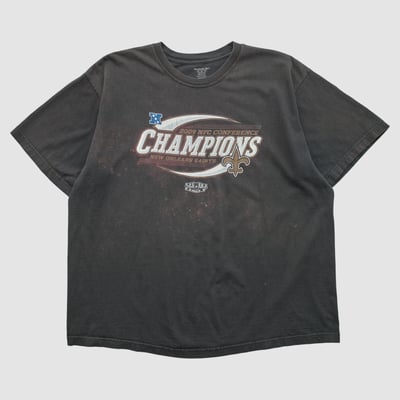 Super Bowl XLIV Reebok 2009 T-shirt - Black - XL by Fanatics Real Vintage