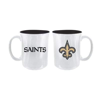 New Orleans Saints The Memory Company 2-Pack 15oz. Iridescent Ceramic Mug Set
