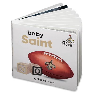 New Orleans Saints WinCraft Toddler A Fan Is Born Baby Board Book