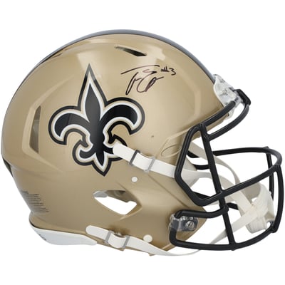 Travis Etienne Jr New Orleans Saints Autographed Fanatics Authentic Riddell Speed Authentic Helmet 