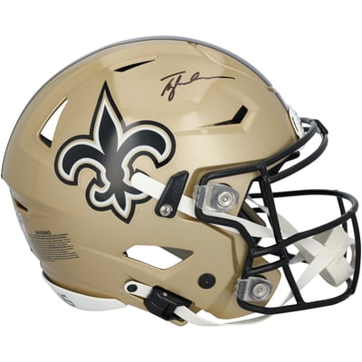 Tyler Shough New Orleans Saints Autographed Fanatics Authentic Riddell Speed Flex Authentic Helmet  