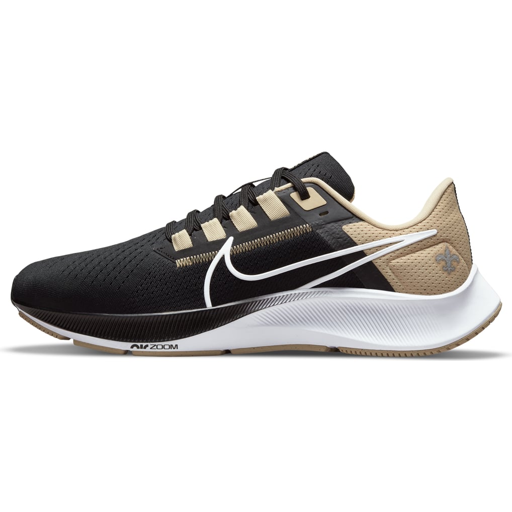 Nike Air Zoom Pegasus 38 New Orleans Saints Shoes Size M 8.5/ W 10 NIB Nike Air Zoom Pegasus 38 New Orleans | Mercari main image 4