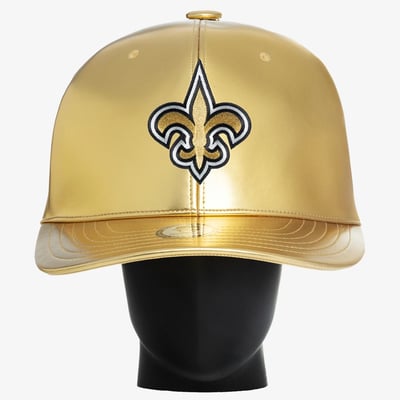 New Orleans Saints Noggin Boss Unisex Big Hat - Gold