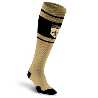 New Orleans Saints PRO Compression Unisex  Throwback Over-the-Calf Compression Socks