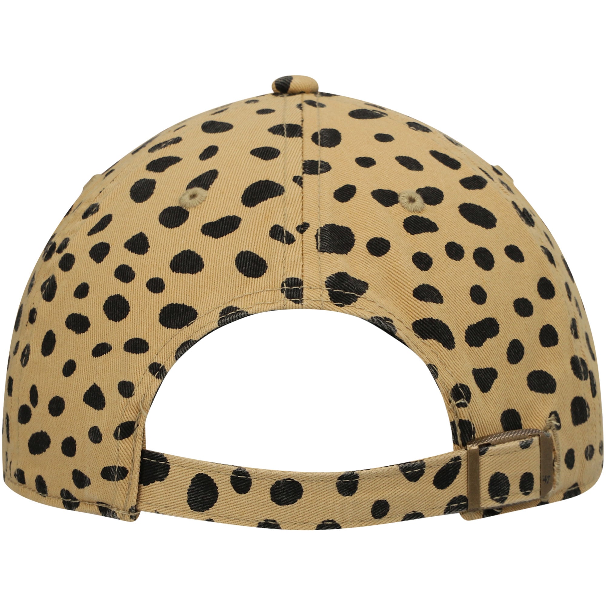 Women's '47 Tan New Orleans Saints Cheetah Clean Up Adjustable Hat