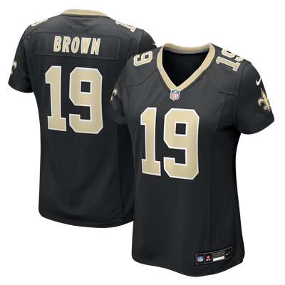 Barion Brown New Orleans Saints Nike Women's Team Game Jersey - Black