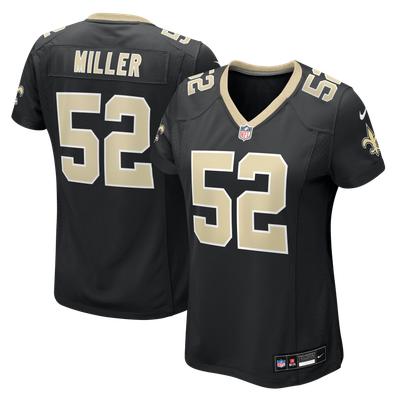 Christen Miller New Orleans Saints Nike Women's Team Game Jersey - Black