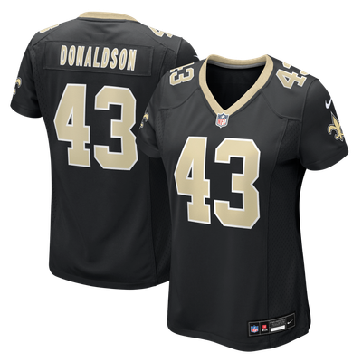 CJ Donaldson New Orleans Saints Nike Women's Team Game Jersey - Black