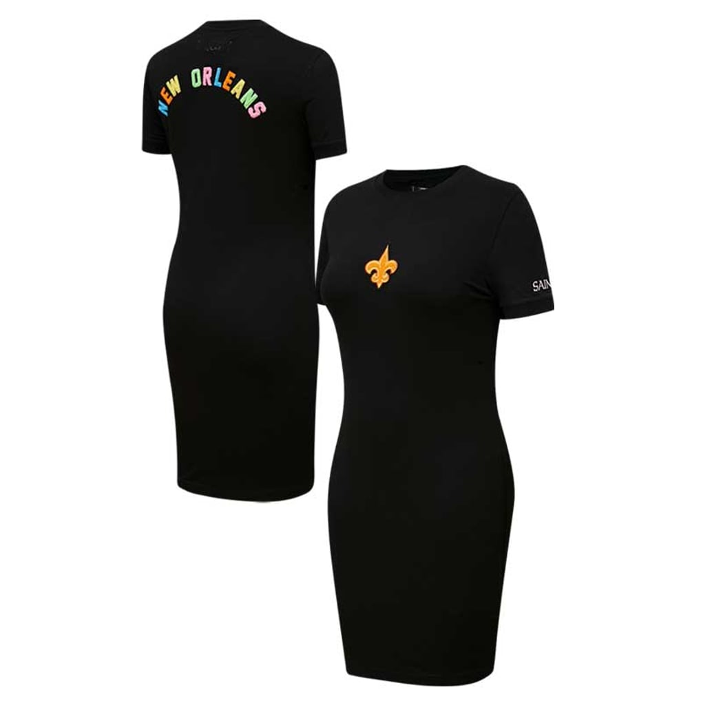 new orleans saints women's jersey dress Pro Standard Neon Bodycon Apparel