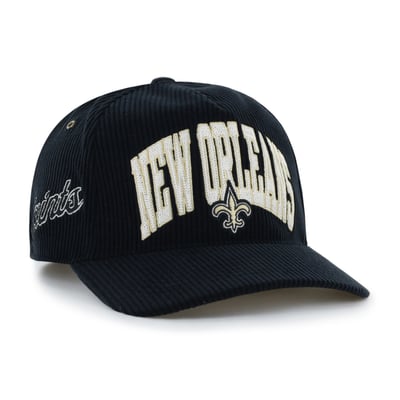 New Orleans Saints Stoney Clover Lane x '47 Women's Big Arch Hitch Adjustable Hat - Black