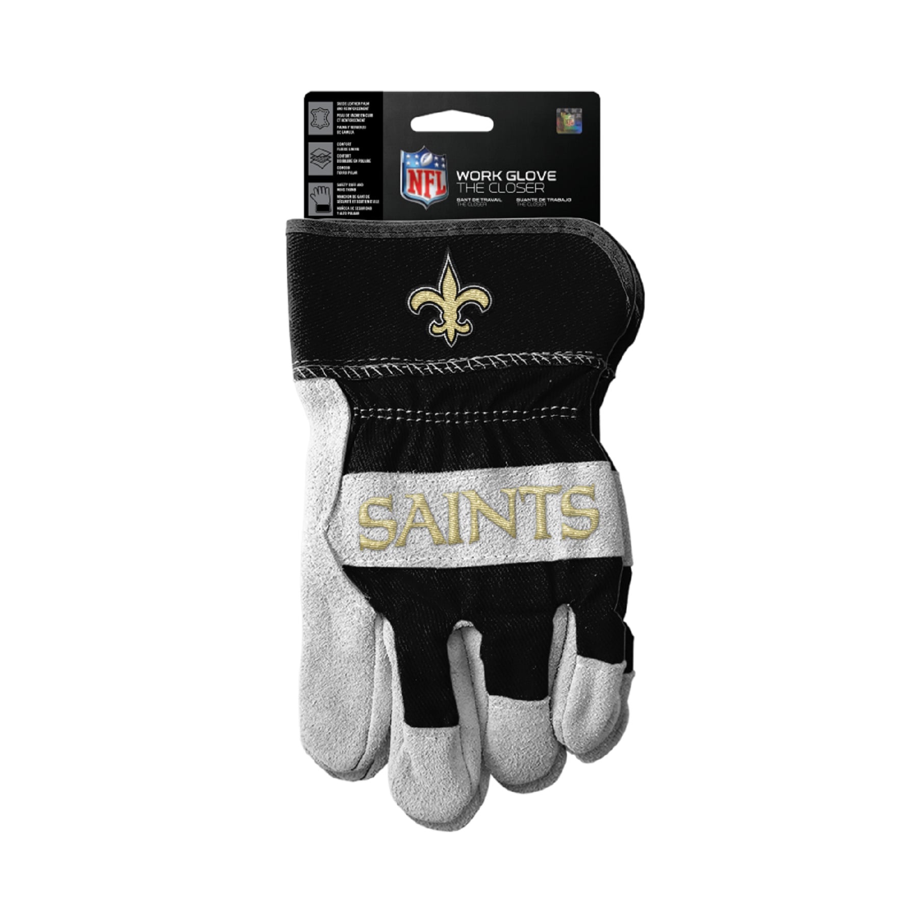 Woodrow New Orleans Saints The Closer Work Gloves