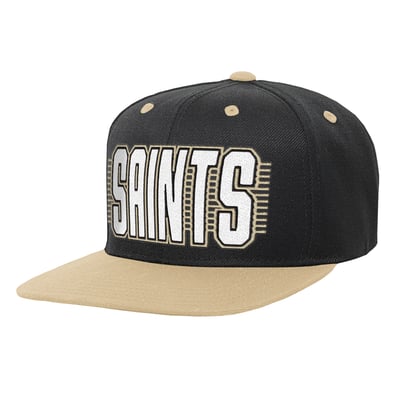 New Orleans Saints Outerstuff Youth Snapback Hat - Black/Gold
