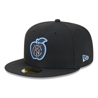 New York City FC New Era Color Pop 59FIFTY Fitted Hat - Black
