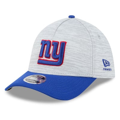 New York Giants New Era  Tech 39THIRTY A-Frame Stretch Hat - Gray

