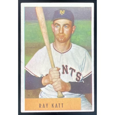 1954 Bowman #121 Ray Katt RC