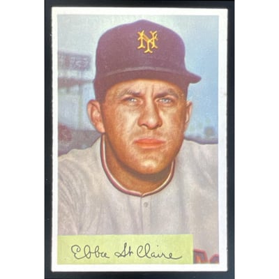 1954 Bowman #128 Ebba St. Claire