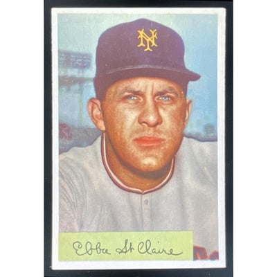 1954 Bowman #128 Ebba St. Claire