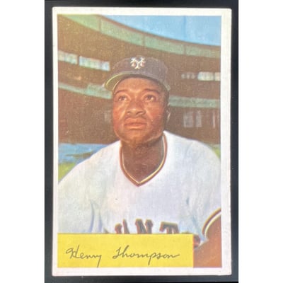 1954 Bowman #217b Hank Thompson
