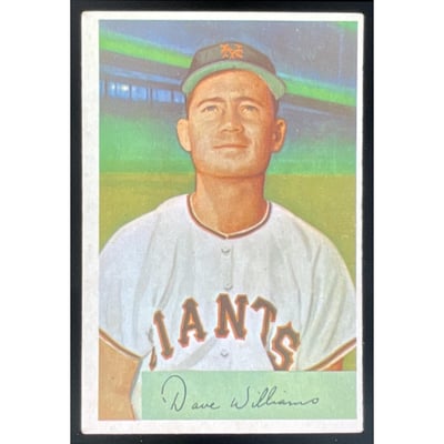 1954 Bowman #9 Davey Williams