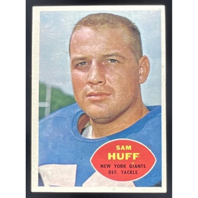 1960 Topps #80 Sam Huff