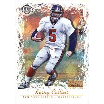2001 Pacific Impressions Premiere Date #87 Kerry Collins