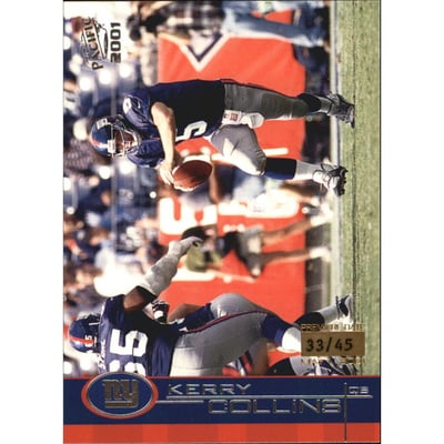 2001 Pacific Premiere Date #278 Kerry Collins