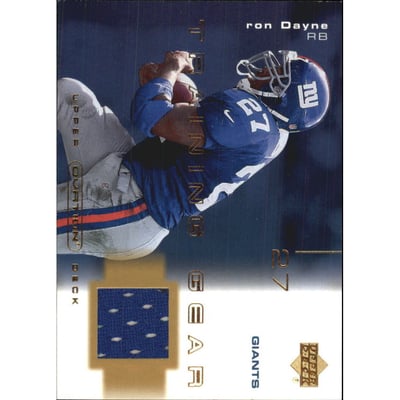 2001 Upper Deck Ovation Training Gear #TRD Ron Dayne