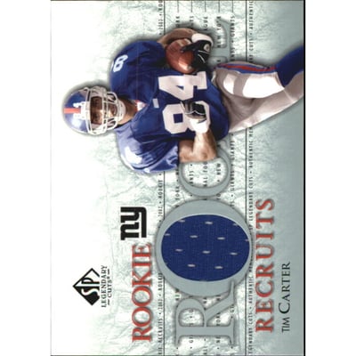 2002 SP Legendary Cuts Rookie Recruits Jerseys #RRTC Tim Carter