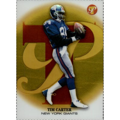 2002 Topps Pristine Gold Refractors #80 Tim Carter R