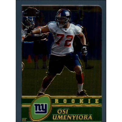 2003 Topps Chrome #204 Osi Umenyiora RC