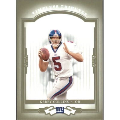 2004 Donruss Classics Timeless Tributes Green #63 Kerry Collins