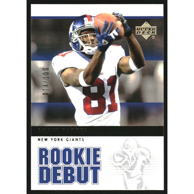 2005 Upper Deck Rookie Debut Gold 100 #66 Amani Toomer