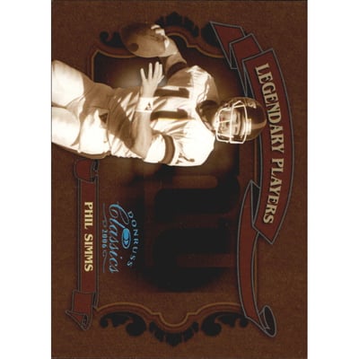 2006 Donruss Classics Legendary Players Platinum #26 Phil Simms