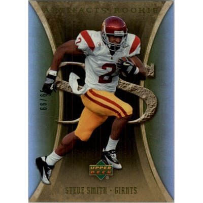2007 Artifacts Green #195 Steve Smith USC