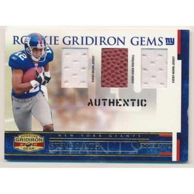 2007 Donruss Gridiron Gear Rookie Jerseys Trios #205 Steve Smith USC