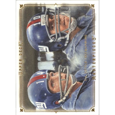 2008 UD Masterpieces #99 Eli Manning/Y.A. Tittle/Time Warp