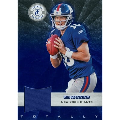 2011 Totally Certified Blue Materials #53 Eli Manning/249
