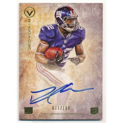 2012 Topps Valor Legionary Autographs #LADW David Wilson/100