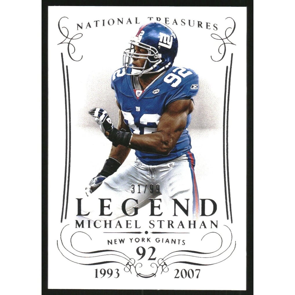2014 Panini National Treasures #106 Michael Strahan