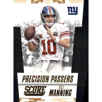2015 Score Precision Passers Desert Camo #15 Eli Manning