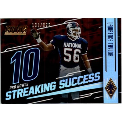 2016 Panini Phoenix Streaking Success Red #SSLT Lawrence Taylor
